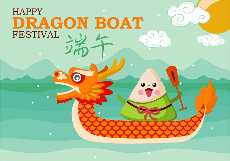 Annonce pour les vacances du Dragon Boat Festival